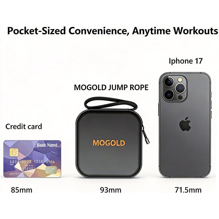 Стрибальний скакалка Speed Jump Rope для фітнесу, боксу та кардіо, складана з PVC-тросом, чорна