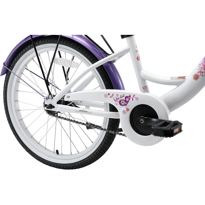 Дитячий велосипед BIKESTAR для дівчат, 20/24 дюйми, від 6 років