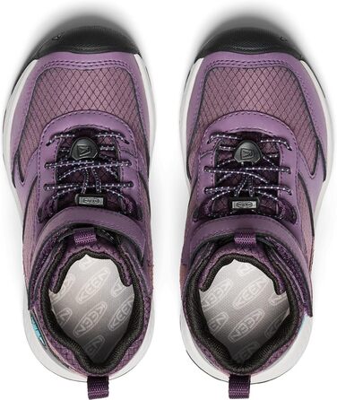 KEEN Skua Mid Waterproof - водонепроникні трекінгові черевики для дітей (37 EU) - чорний/сливовий