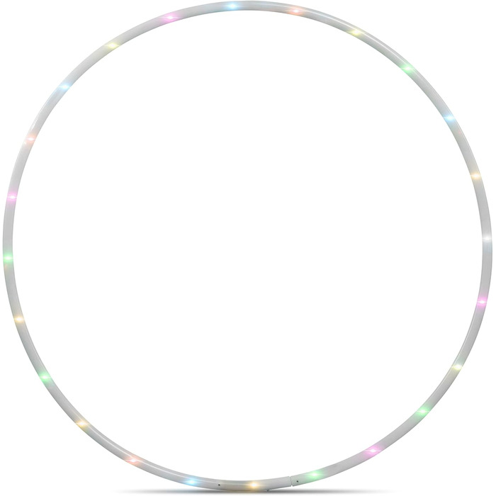 Світлодіодний хула-хуп LED, Ø90 см, RGB, різні моделі, що блимає