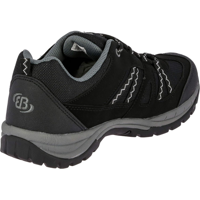 Черевики трекінгові та для прогулянок Brütting Unisex Fresno, 40 EU, чорний/сірий