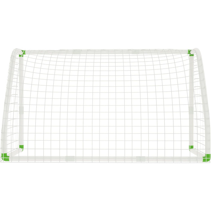 Футбольні ворота YRHome PVC 245x155 см для дітей, саду та пляжу – стійкі до будь-якої погоди, з сіткою, для парку, ігрового майданчика, тренувань, двору