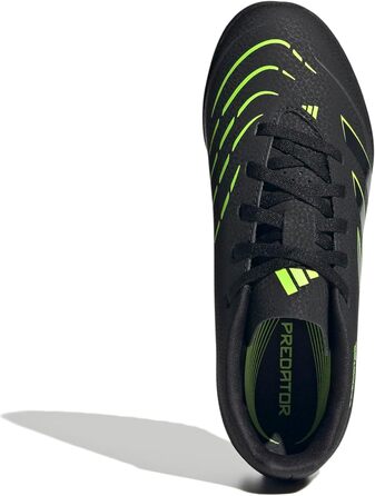 Бутси футбольні adidas Predator Club Turf Unisex, 34 EU, чорний/карбон/лимонний, для штучного покриття
