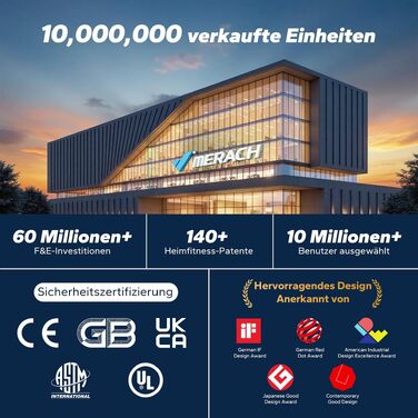 Віброплатформа MERACH CV55 4D для схуднення та масажу, синя