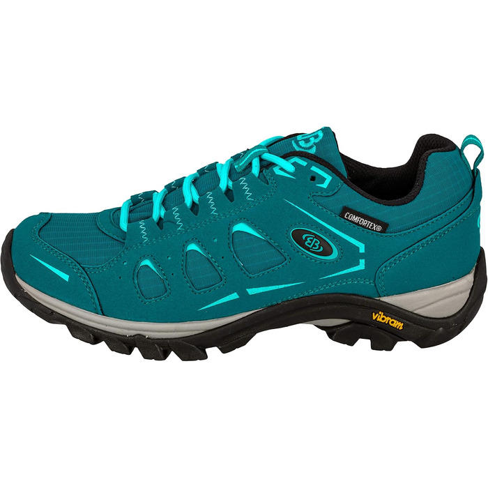 Жіночі трекінгові півчеревики Brütting Mount Frakes Low, 43 EU, Petrol/Blue