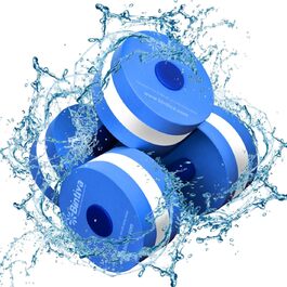 Гантелі для аквааеробіки bintiva, набір 2 шт., опір для водної гімнастики, фітнесу та тренувань у басейні