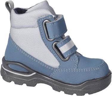 Зимові черевики RICOSTA Flori для дівчаток та хлопчиків, дитячі черевики для перших кроків, ширина: широкі, змінна устілка, Sympatex, можна прати, веганські (24 EU, Pavone Calcit 130)