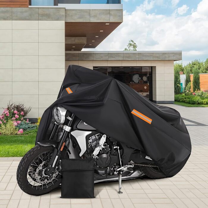 Захисний чохол для мотоцикла Cirulli, 245x105x125 см, водонепроникний, вітростійкий, з оксфордської тканини