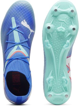 Кросівки футбольні PUMA Future 7 Pro Mxsg, 41 EU, Bluemazing/Puma White/Electric Peppermint