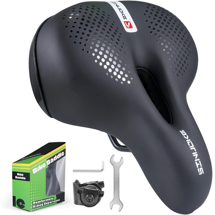Велосипедний сидіння з Memory Foam, ергономічне для чоловіків та жінок, XL
