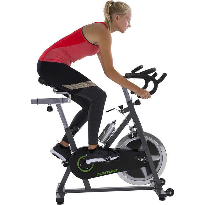 Велотренажер Tunturi Cardio Fit S30 для дому, спінбайк, чорний