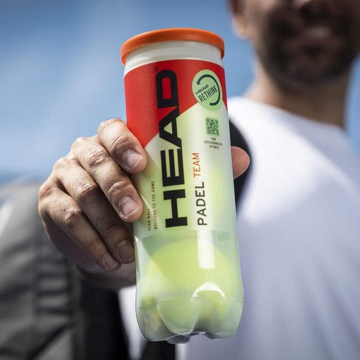 Набір тенісних м'ячів для падел-тенісу HEAD 3B Padel Team (3 шт.)