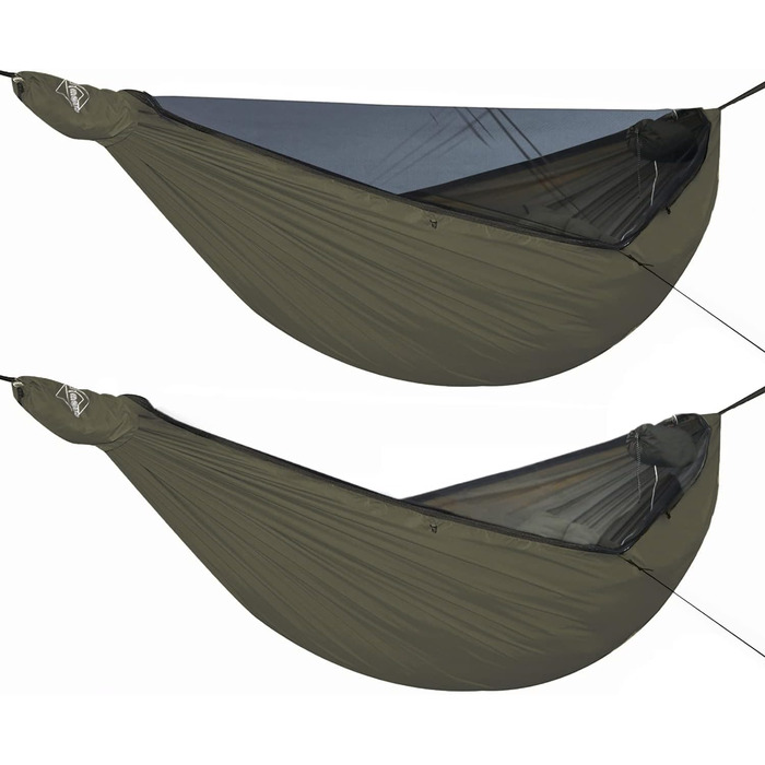 Гамак Onewind Premium 11' для кемпінгу з москітною сіткою та ременями для кріплення, 366x162 см