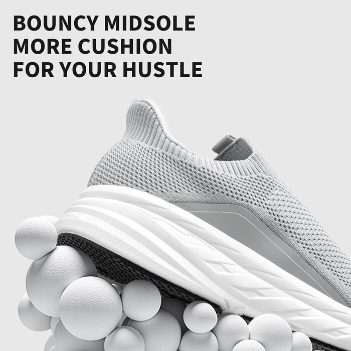 Сліпони чоловічі Sosenfer без шнурків: спортивні кросівки для бігу, фітнесу, прогулянок (1646 світло-зелений, 44 EU)