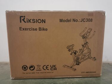 Велотренажер Riksion з магнітним опором для дому, LCD-монітором та підставкою для планшета, до 160 кг, жовтий
