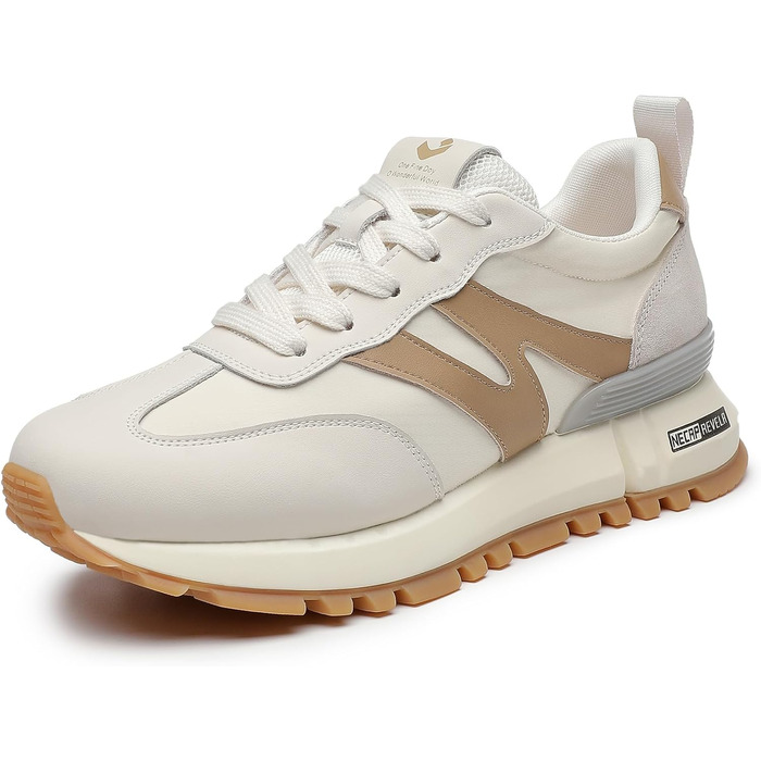 Жіночі кросівки Somiliss: зручні, легкі, дихаючі, з неслизькою підошвою, для спорту та бігу, бежевий, 40.5 EU