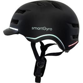 Смарт-шолом SMARTGYRO PRO чорний L, захисний шолом для спорту