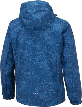 Чоловіча куртка: водонепроникна вітрозахисна софтшел куртка-бомбер, камуфляж, легка літня, M 6288, темно-синій