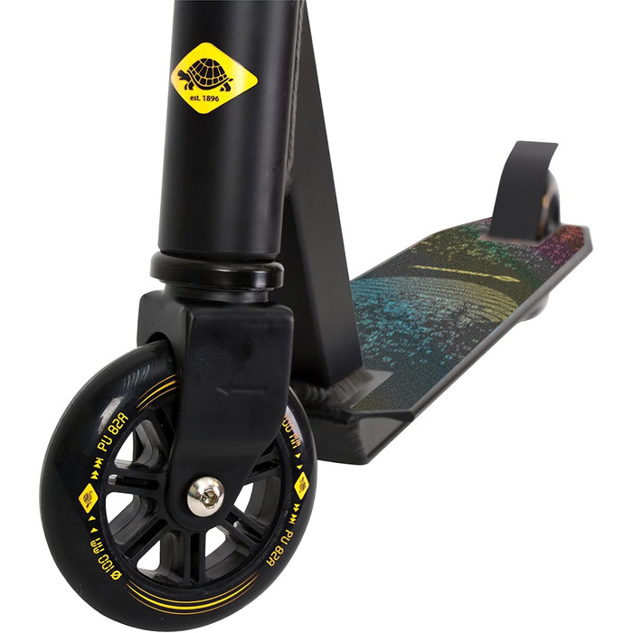Трюковий самокат Schildkröt Stunt Scooter 360 Orbit, алюмінієвий, початковий рівень, 100 мм PU колеса