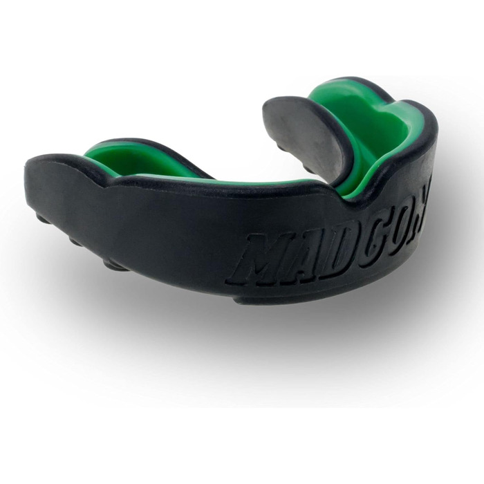 Захисний капу для спорту Guardian MADGON: бокс, кікбоксинг, MMA - чорний/зелений