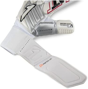 Воротарські рукавички Rinat Meta Gk Semi, розмір 42, білі