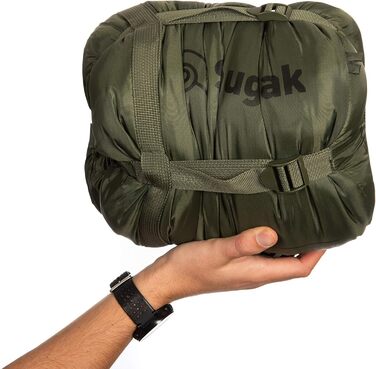 Сумка спальна Snugpak Basecamp Mumienform Left Side Zip оливковий колір (2023)