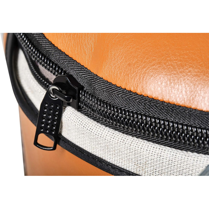 Боксерський мішок Bad Company Retro з міцною сталевою ланцюгом, з екошкіри, наповнена/ненаповнена, 80/100/120/150/180 x 35 см - Колір: Коричневий 100 x 35 см (порожня)