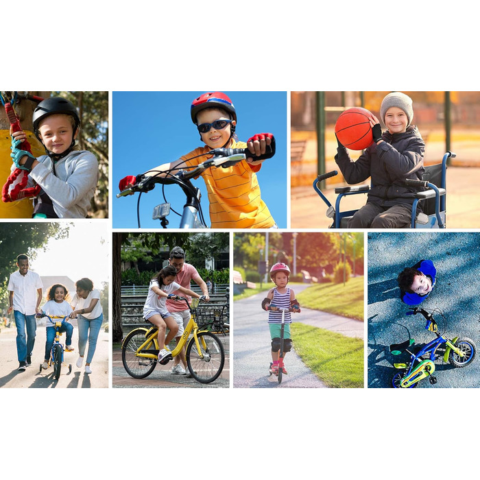 Дитячі велосипедні рукавички Meteor Unisex для дітей, Gel BMX, червоний квітка, розмір S (6.5-7cm)