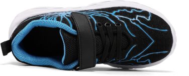 Дитячі кросівки для занять спортом: легкі, дихаючі, для хлопчиків та дівчаток, Mesh, Outdoor, Fitness, чорний, зелений, чорний/синій, 29 EU