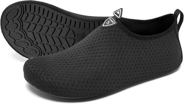 Чоботи для плавання та відпочинку на пляжі - чорні, 37 EU (для жінок та чоловіків)