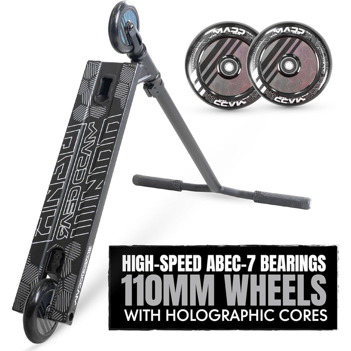 Скутер для трюків Madd Gear MG3 Zen чорний/чорний – для дітей 8-12 років