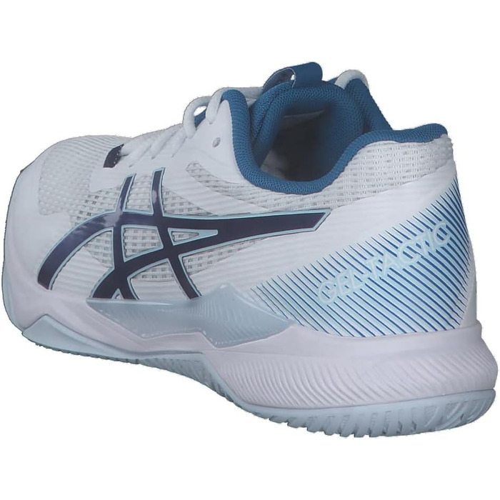 Жіноче спортивне взуття ASICS Gel-Tactic для гандболу, блакитно-біле, 400 (37 EU, White Indigo Blue)