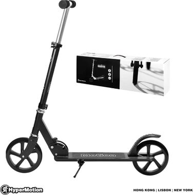 Дитячий трюковий самокат HyperMotion, складний, чорний, 20