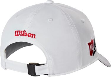 Чоловіча кепка для гольфу Wilson PRO TOUR, поліестер, біла, універсальний розмір