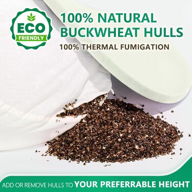 Традиційне медитаційне подушечка Hihealer з додатковим оксамитовим чохлом – велике тибетське подушечка для медитації, килимок для йоги Zafu, наповнене лузгою гречки, сірий та білий для жінок