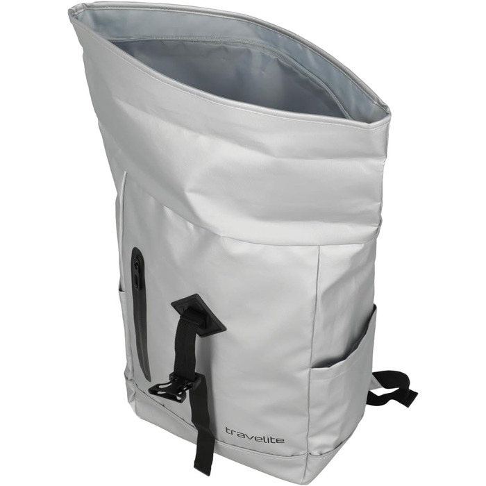 Рюкзак Travelite Rolltop водонепроникний, велосипедний, міський, з ролтопом і світловідбивачами, 48 см, 19 л