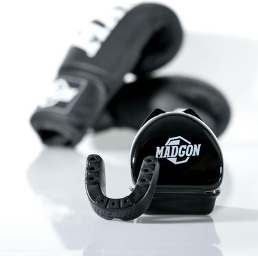 Захисний капу для спорту Guardian MADGON: бокс, кікбоксинг, MMA - чорний/зелений