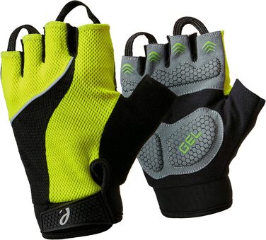 Велосипедні рукавички Urban з гелевими вставками 7 мм та зручним зняттям (HiVis, L)