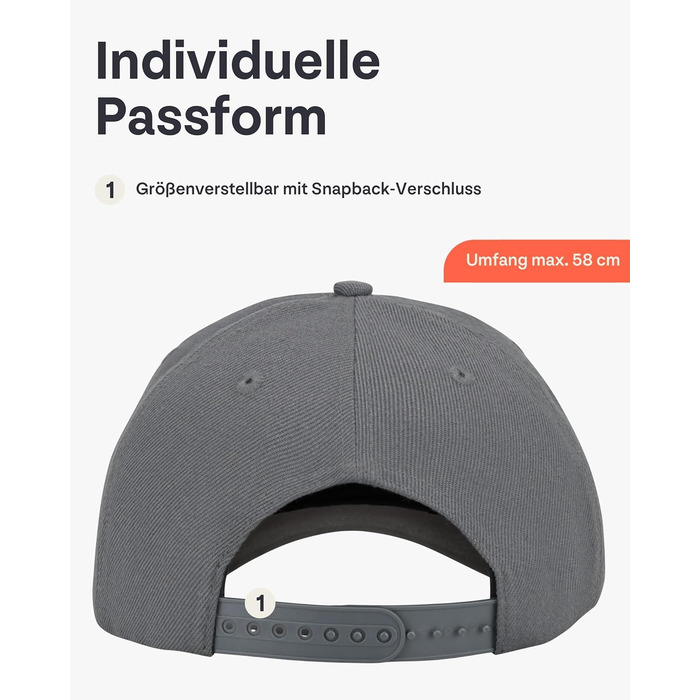 Кепка-снапбек Johnny Urban Dean унісекс, регульований розмір, світло-сірий коричневий