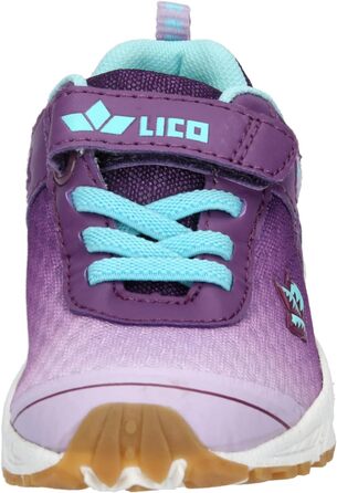 Дитячі кросівки Lico Barney для хлопчиків: текстиль, штучна шкіра, блакитний та неоновий зелений (39 EU, фіолетово-бірюзовий)