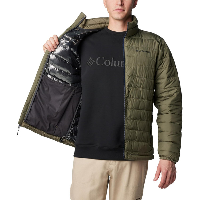 Чоловіча утеплена куртка Columbia Powder Lite II, темно-синій колір Collegiate Navy, розмір M