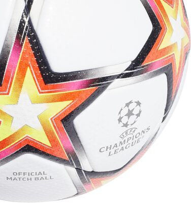 Футбольний м’яч adidas UCL Pro PS, унісекс, білий/червоний/чорний, розмір 5, офіційний матчевий
