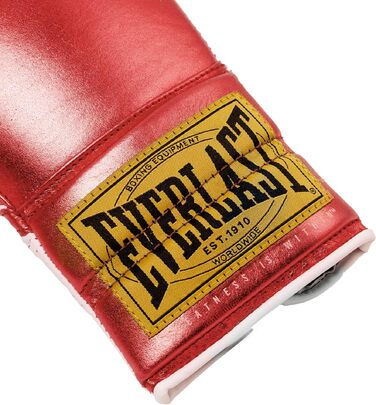 Боксерські рукавички Everlast 1910 Pro Fight Glove для дорослих, 10 унцій, червоні