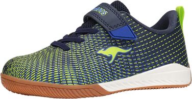 Дитячі спортивні кросівки KangaROOS K5-Hover Ev для залу, 37 EU, темно-синій/лайм