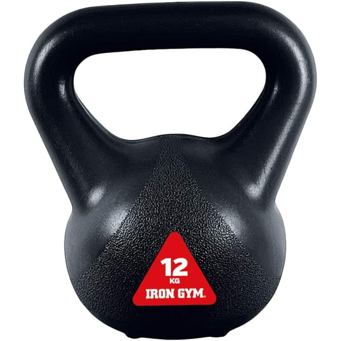 Гиря Orange Label IronGym 12 кг – для фітнесу, силових тренувань, чавунна