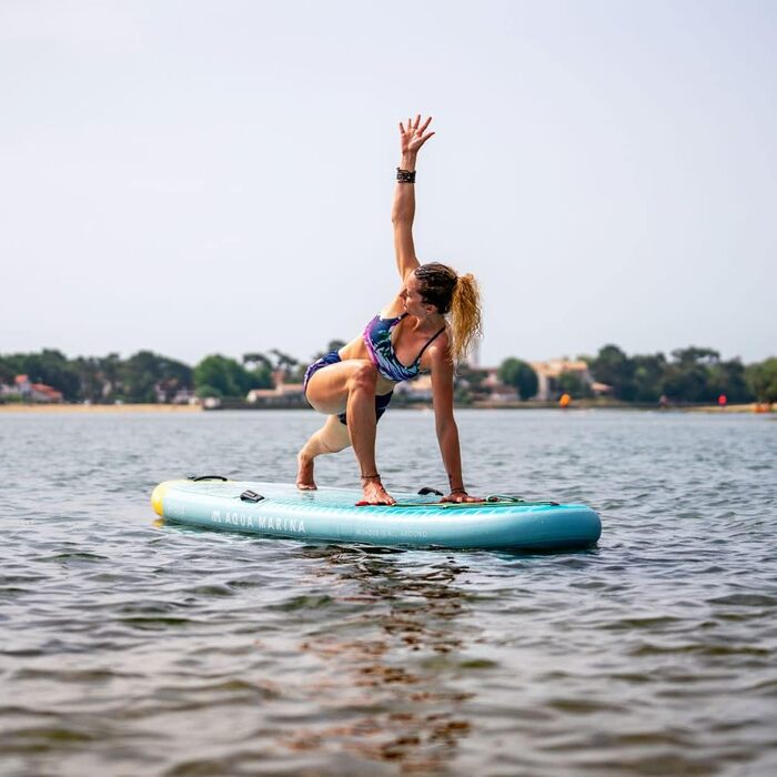 Надувна SUP-дошка Aqua Marina Dhyana 325 см, для фітнесу, бірюзова, комплект