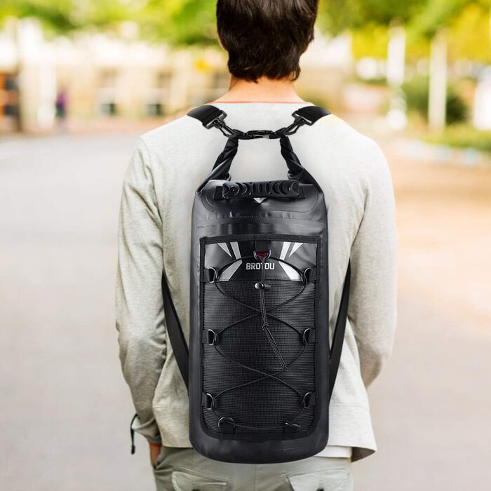 BROTOU Сумка-мішок Dry Bag 20L, водонепроникна, для каякінгу, риболовлі, плавання та водних видів спорту