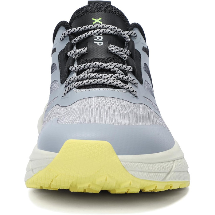 Кріцелі: Кросівки для бігу та трекінгу, сірі, 47 EU. Зручні спортивні кросівки для чоловіків, широка передня частина, підходять для бігу по вулицях та трейлу