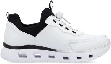 Жіночі сліпони Rieker M6062 білі комбіновані, розмір 39 EU