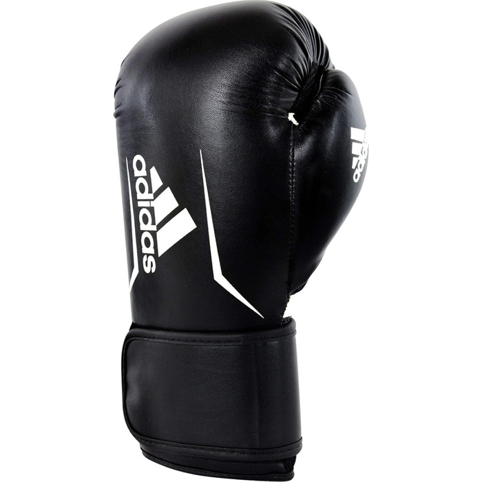 Боксерські рукавички Adidas Speed 100, чорні/білі, 10 унцій, унісекс